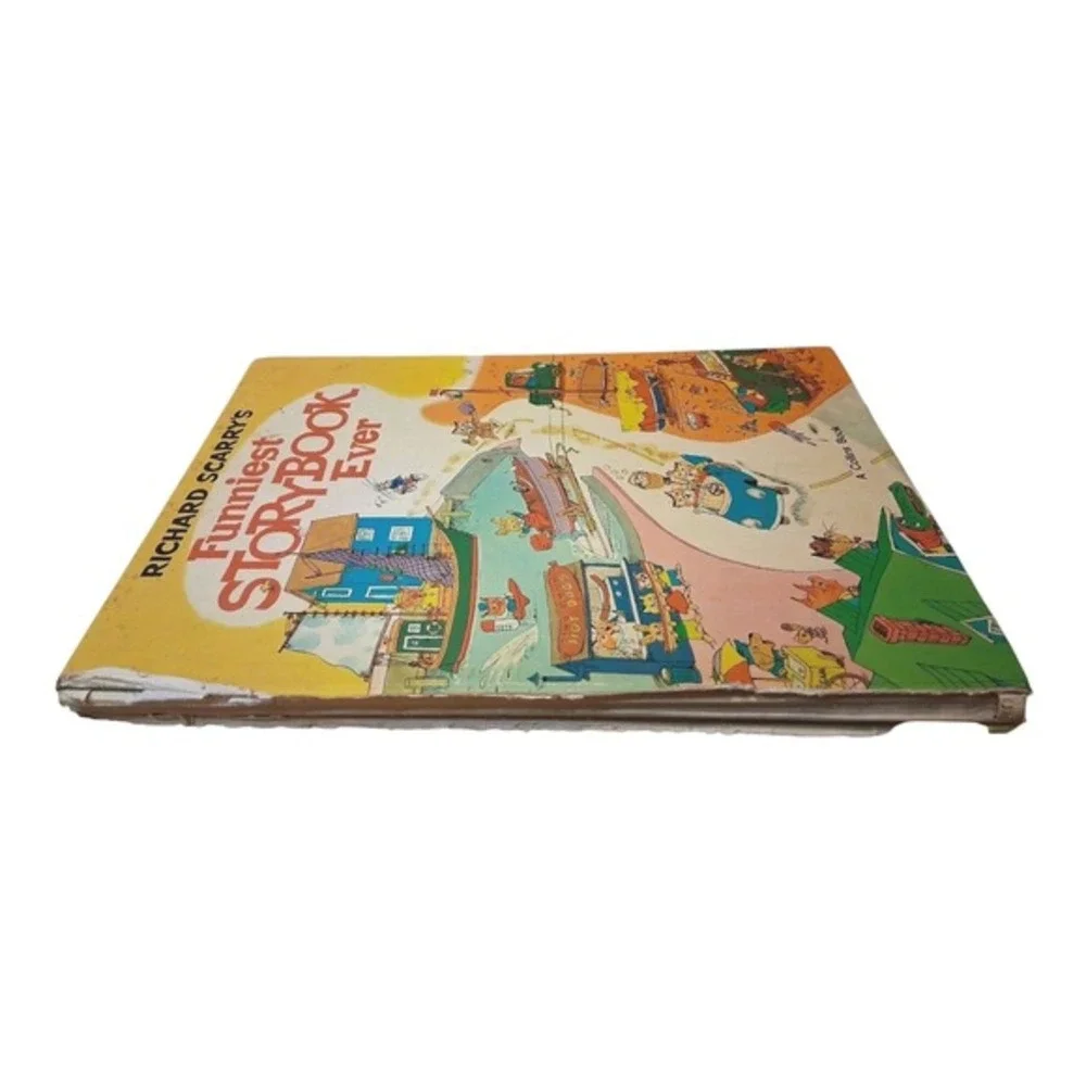 Vintage 1973 Richard Scarry's Funniest‎ Storybook Ever! Rare Hardcover Classic